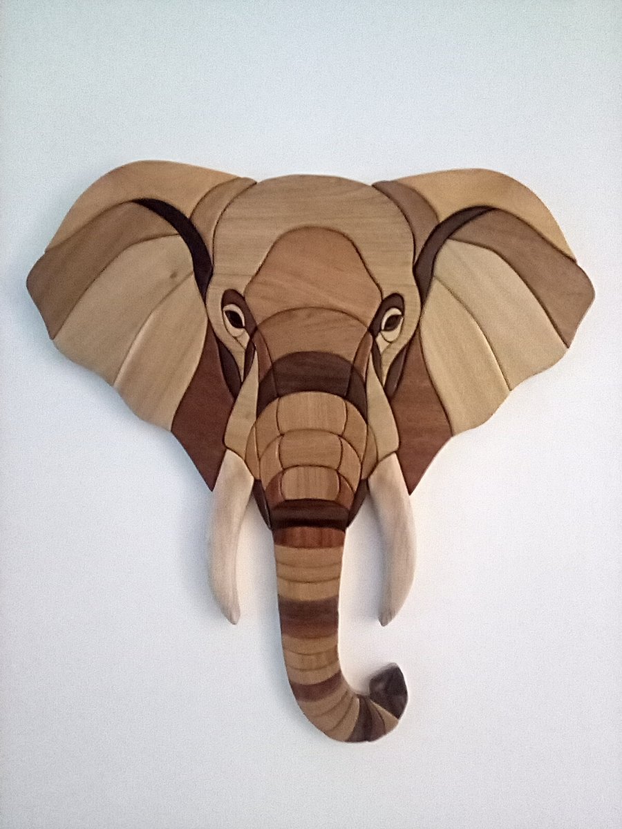 Elephant wall plaque