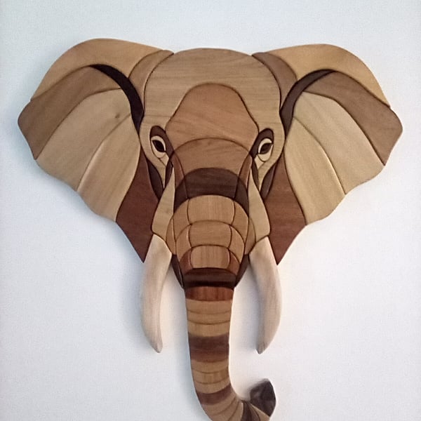 Elephant wall plaque