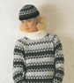 VINTAGE MACHINE KNITTING PATTERN Ladies Argyll Sweater