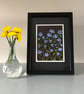 'Forget-me-nots' original screen print - Image 2
