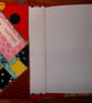 A5 Book Cover In Crazy Patchwork with Lined Hardback Notebook - Image 4