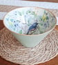 Blossom Oriental Bird Glass Bowl - Image 4