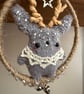 Miniature Jackalope Hoop Art Hanger - Image 9