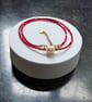 Ruby Glow — Preciosa Seed Bead & Freshwater Pearl Necklace - Image 2
