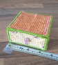 Container for small desk items - with lid and button closure, multicoloured - Image 4