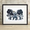 Lord Of The Rings 'Thou Shall Not Pass' Hand Pulled Limited Edition Screen Print
