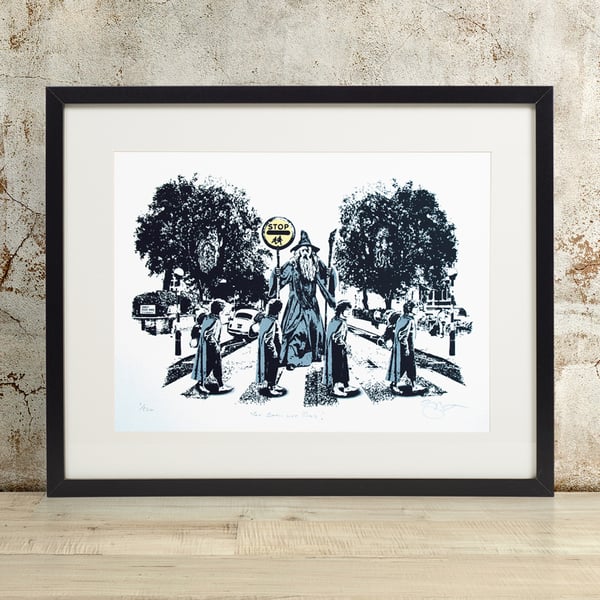 Lord Of The Rings 'You Shall Not Pass' Hand Pulled Limited Edition Screen Print
