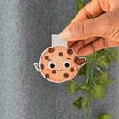 Handmade Cute Chocolate Chip Cookie Magnetic Bookmark