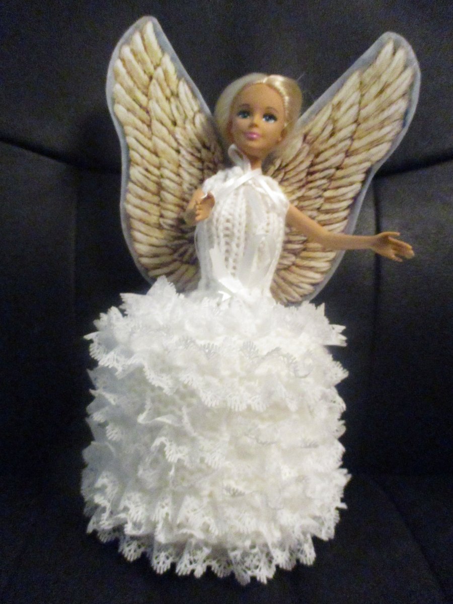 COVER GIRL - SPARE TOILET ROLL COVER - ANGEL