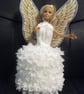 COVER GIRL - SPARE TOILET ROLL COVER - ANGEL