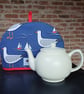 Tea Cosy in Seagull Fabric - Image 6