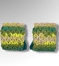 Crocheted Fingerless Dragon Scale Gloves - Image 6