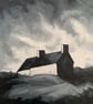Crofters Cottage 1 - Original acrylic painting 