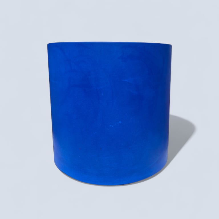  Extra Large Blue Plant Pot - 19cm Indoor or Outdoor Planter 