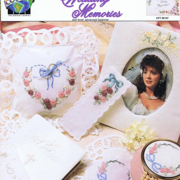 Wedding Memories Ribbon Embroidery Pattern Booklet (Beginner)