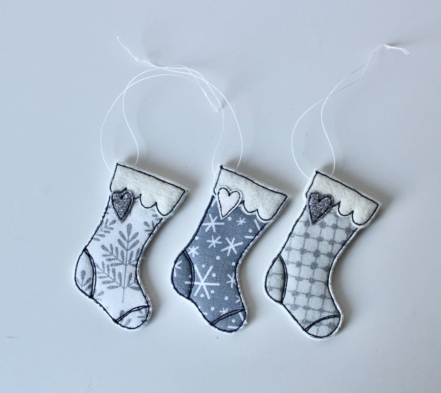 'Three Little Stockings' - Hanging Decoration