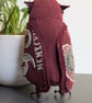 Owl inspired soft sculpture ornament  - Image 4