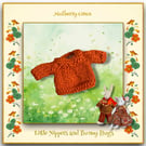 Little Nippers and Bunny Hugs Orange Jumper