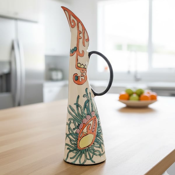 Happiness Jug - handmade ceramic