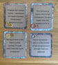 Set of 4 Inspirational Quote Cards – Encouragement & Mental Health Affirmation