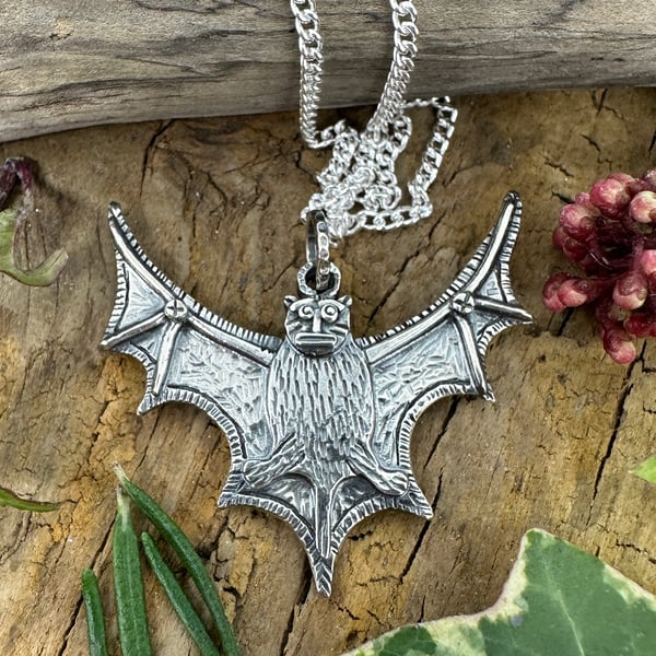 Medieval Bat Pendant