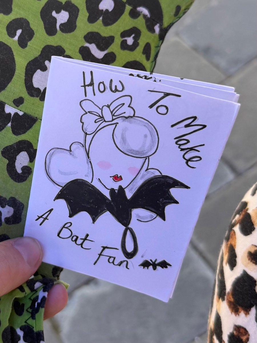 How To Make A Bat Fan - Zine 