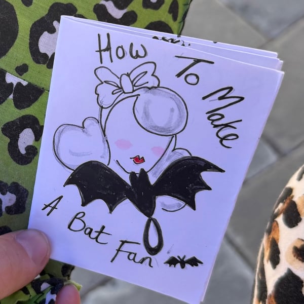 How To Make A Bat Fan - Zine 