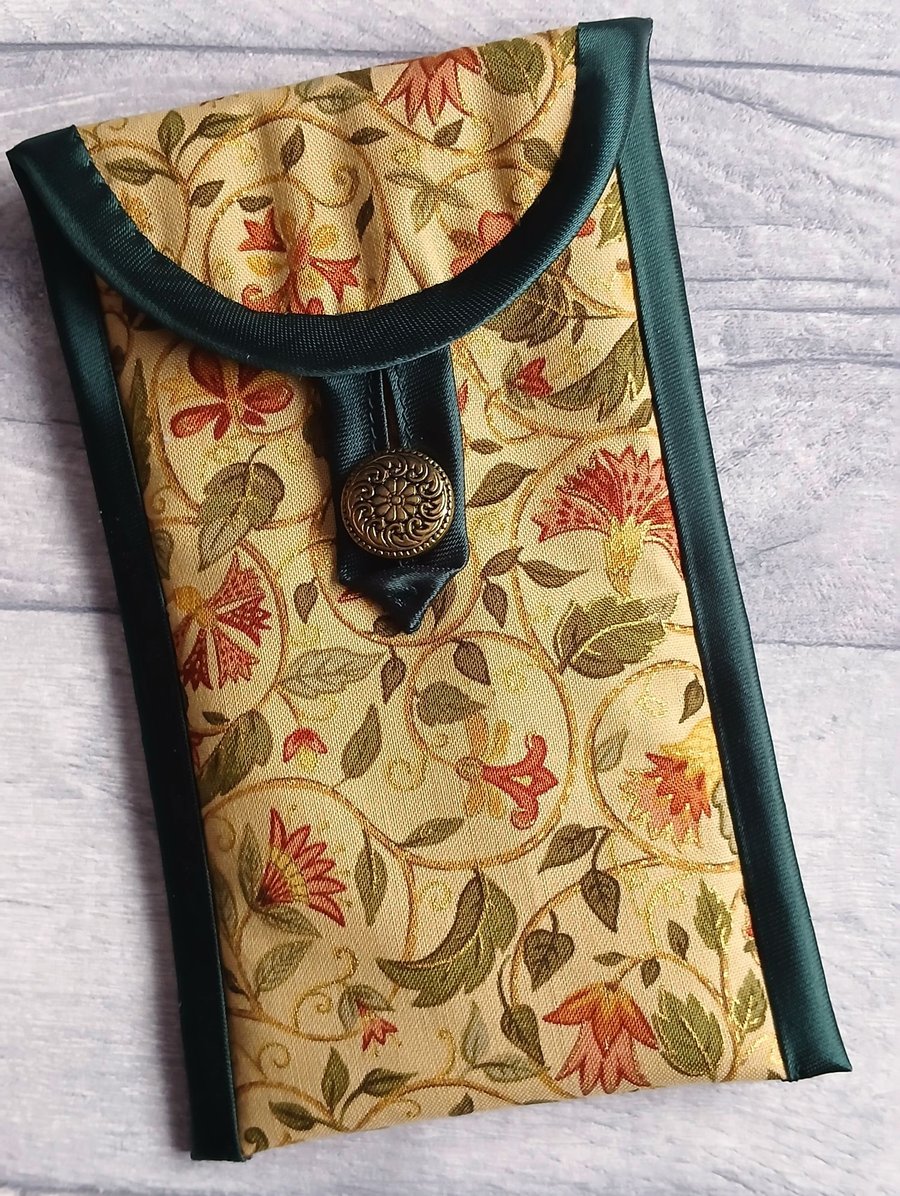 Medieval Scroll Glasses Case, Phone Case, Storage Pouch