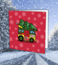 Drivin' Home For Christmas Card: Teenage Mutant Ninja Turtles