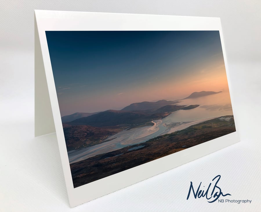 Luskentyre West Harris Outer Hebrides - Scotland Greeting Card by Neil Barr