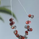 'Rishini' Red Shell Necklace