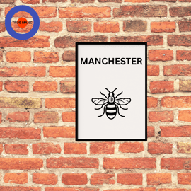 Manchester wall art print