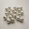 20 Tibetan Silver Filigree Round Beads