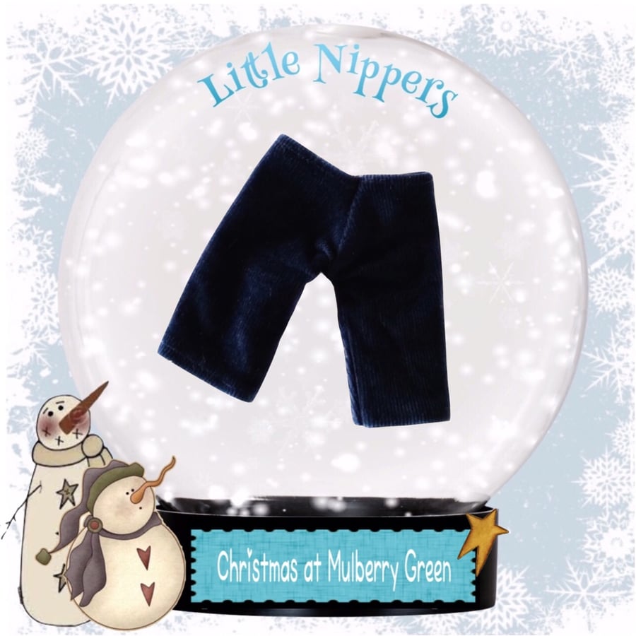 Little Nippers’ Navy Corduroy Trousers 