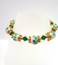Ceramic and Crystal Bracelet, - Image 4