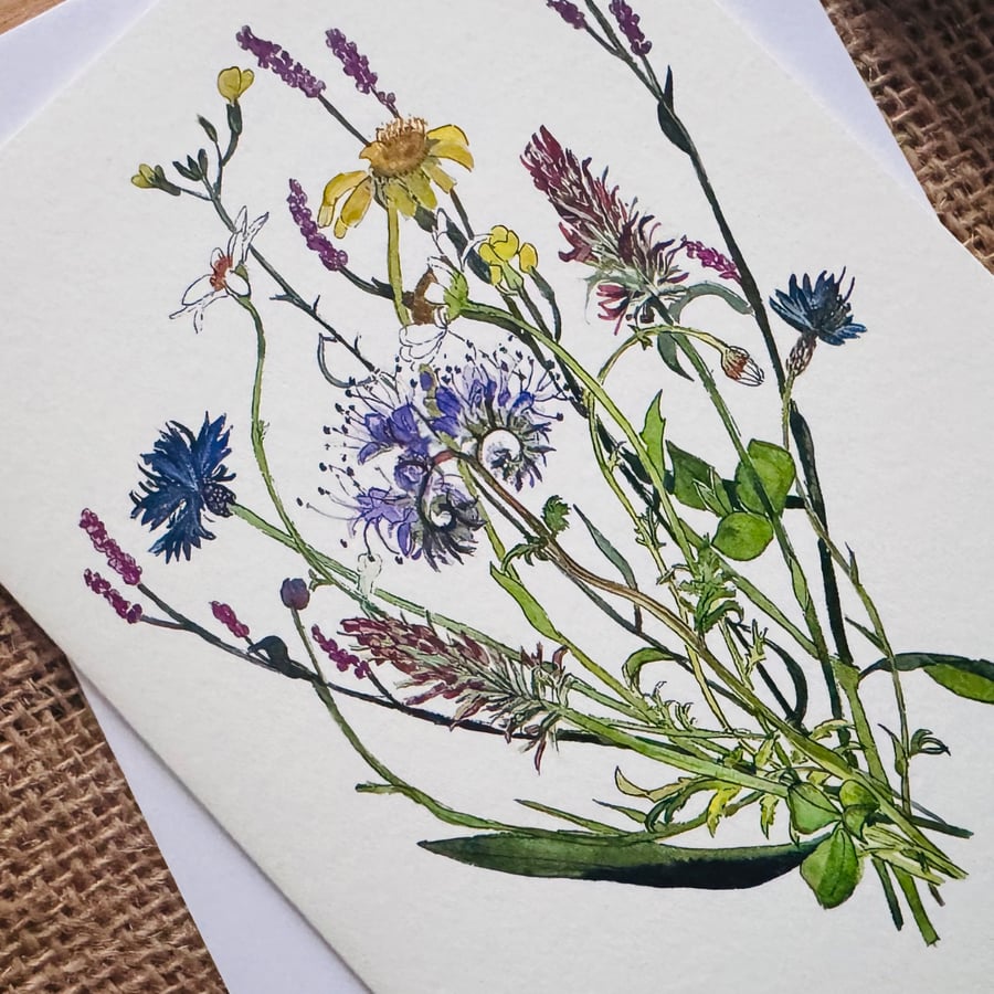 Wild Bouquet Greeting Card