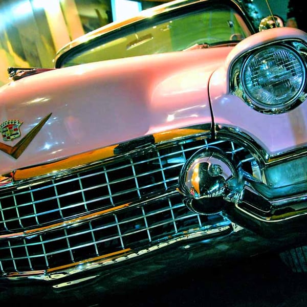 Elvis Presley Pink Cadillac Graceland Exhibition Photograph Print