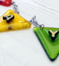 Handmade Fused Glass Personalised Name Bunting - Customised 3D Name Plaque - Image 3