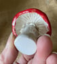 handmade ceramic mushroom - fungi plant ornament for plant pot - Image 3