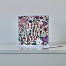 Handmade Blank Birthday Card