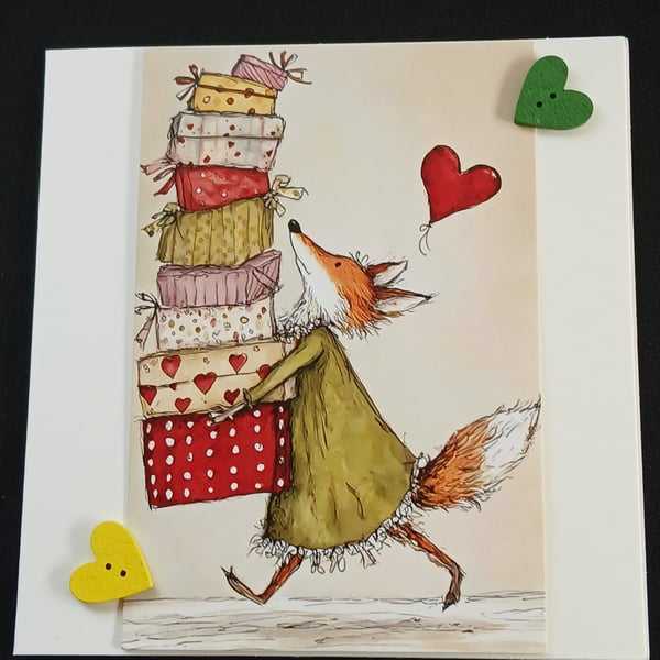 Handmade blank card 