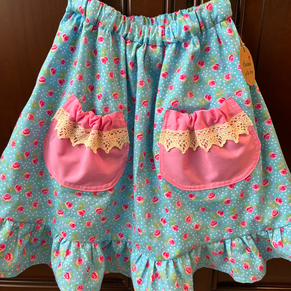 Children’s Pink Rose Skirt