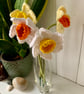 Crochet narcissus, crochet daffodils, handmade flowers - Image 8