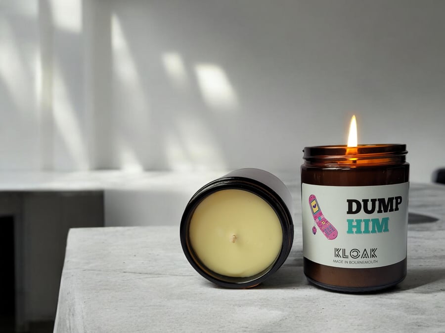 Dump Him Candle - Funny Candle for that Toxic Relationship