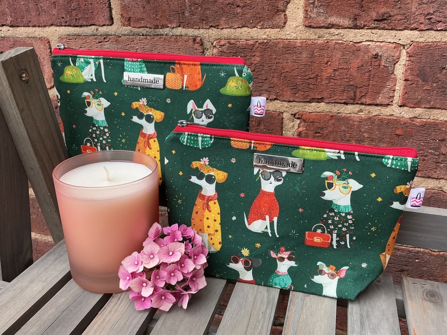 Chic Dogs Zip Pouch