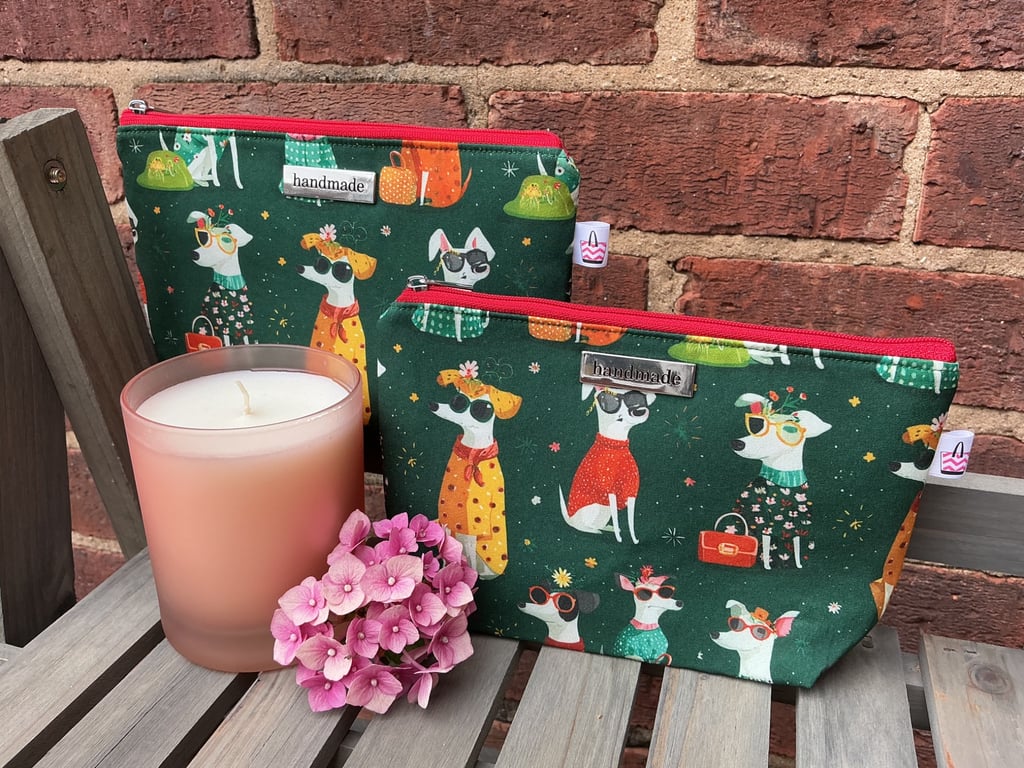 Chic Dogs Zip Pouch