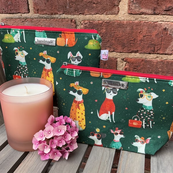Chic Dogs Zip Pouch