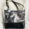 Stunning Shoulder or Crossbody Bag, Wolves Bag, Everyday Bag, Gift Ideas.