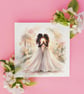 Same Sex Wedding 2 Card – Couple Square Greeting Card - Image 4