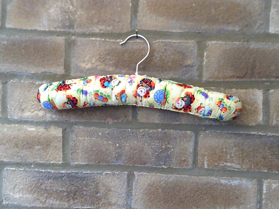 Comical Insects Child's Padded Coat Hanger